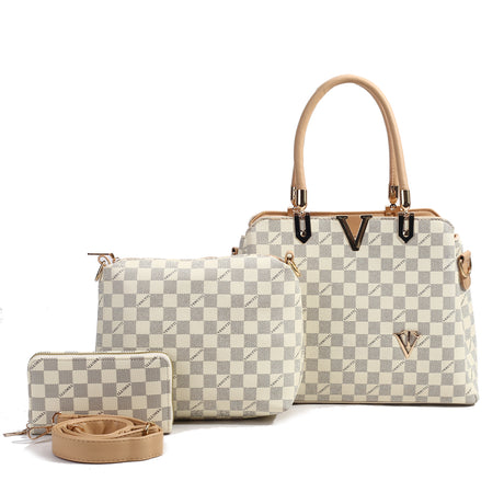 Signature V Cut monogoram 3pcs set