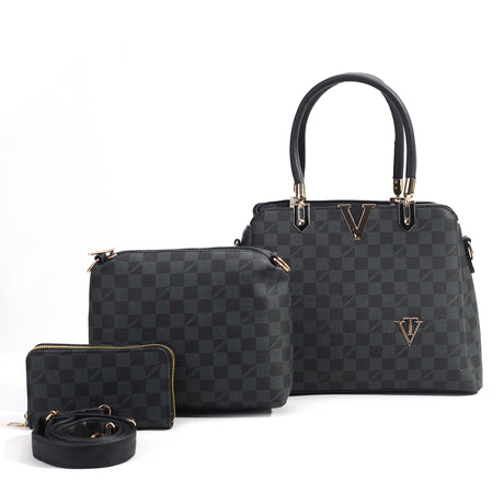 Signature V Cut monogoram 3pcs set