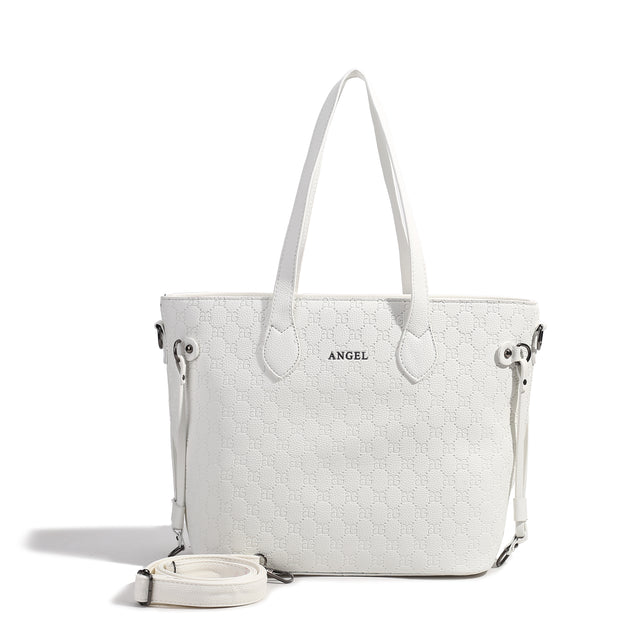 Stylish AG embossed tote bag