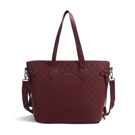 Stylish AG embossed tote bag