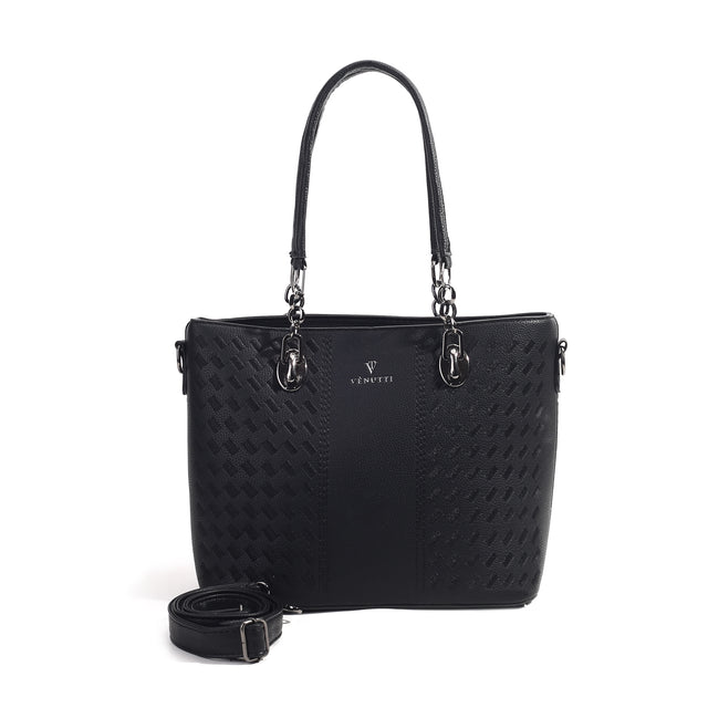 حقيبة يد كلاسيكية منقوشة عادي