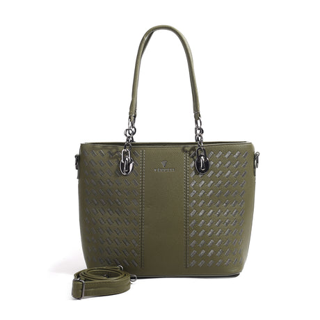 حقيبة يد كلاسيكية منقوشة عادي