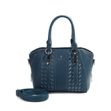 Crescent Magic embossed handbag