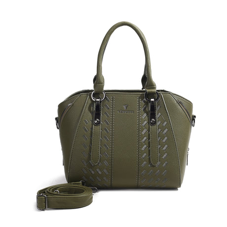 Crescent Magic embossed handbag
