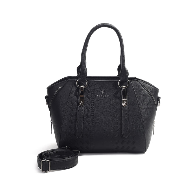 Crescent Magic embossed handbag