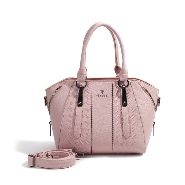 Crescent Magic embossed handbag