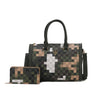 URBAN CAMO HANDBAG WITH WALLET