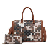 URBAN CAMO HANDBAG WITH WALLET