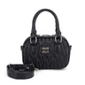 Quilted Barrel Handbag