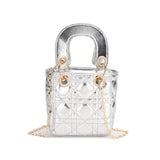 Quilted Mini Bucket Handbag