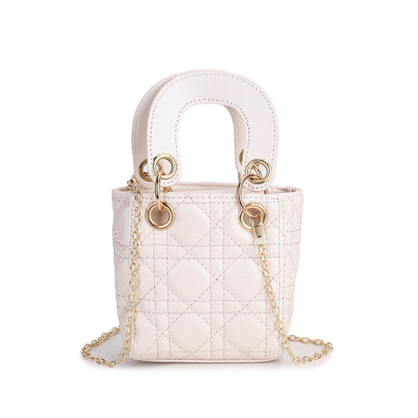 Quilted Mini Bucket Handbag