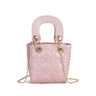 Quilted Mini Bucket Handbag