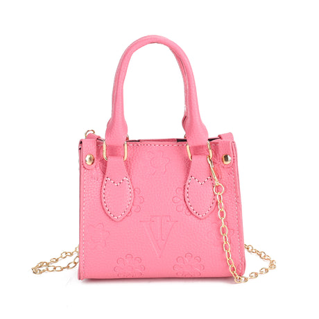 Mini Embossed Handle Bag
