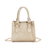 Mini Embossed Handle Bag