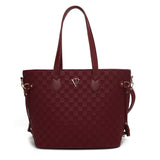Everfull Classic Checker Embossed Tote Bag