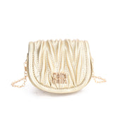 Pleated Mini Sling Bag