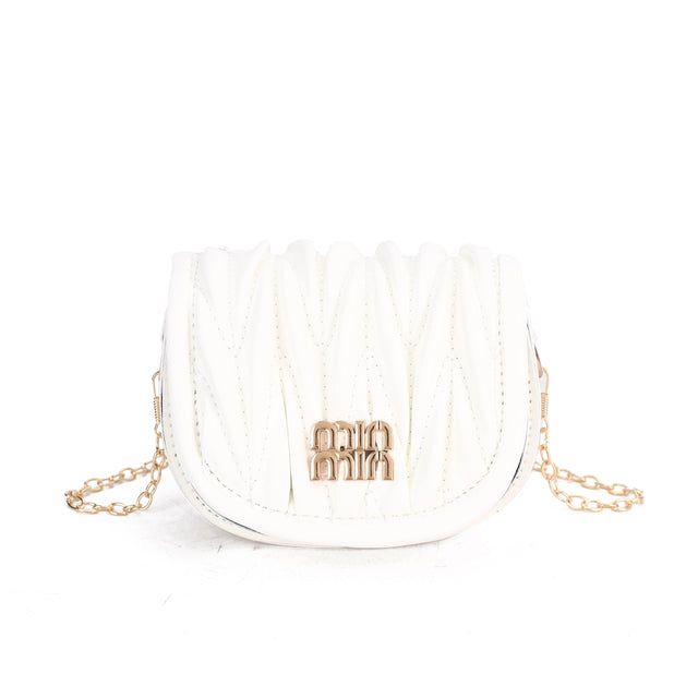 Pleated Mini Sling Bag