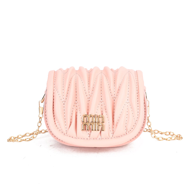 Pleated Mini Sling Bag