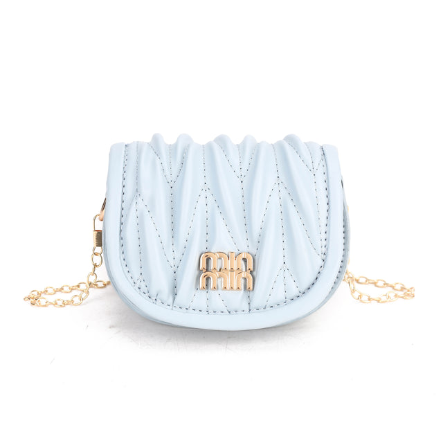 Pleated Mini Sling Bag