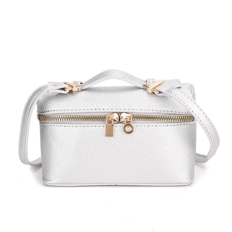 Box Zip Crossbody Bag
