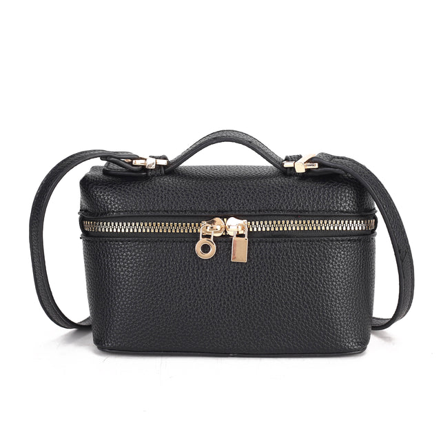 Box Zip Crossbody Bag