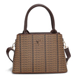 Tri Compartment Venutti Alpha Letter Handbag