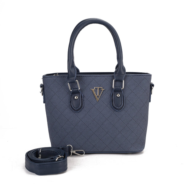 Classic Structured Tote Crossbody Bag