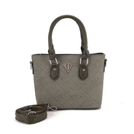 Classic Structured Tote Crossbody Bag