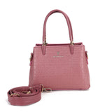 Elegant Structured Top Handle Crossbody Bag