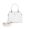 Elegant Structured Top Handle Crossbody Bag