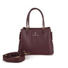 Elegant Structured Top Handle Crossbody Bag