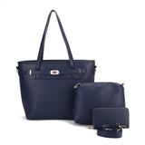 Classic Elegance 3-Piece Tote Set
