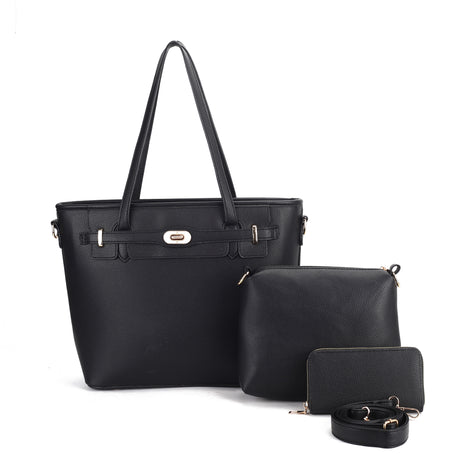 Classic Elegance 3-Piece Tote Set