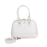 Elegant Dome Top Handle Crossbody Bag