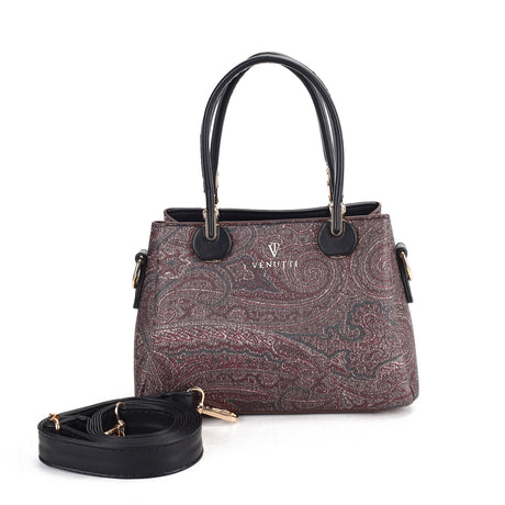 Elegant Paisley Charm Handbag