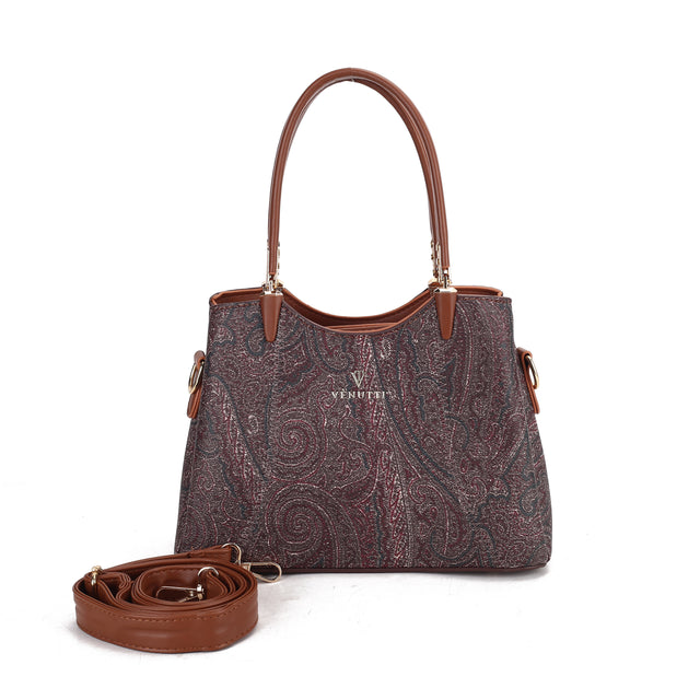 Elegant Paisley Shoulder Bag