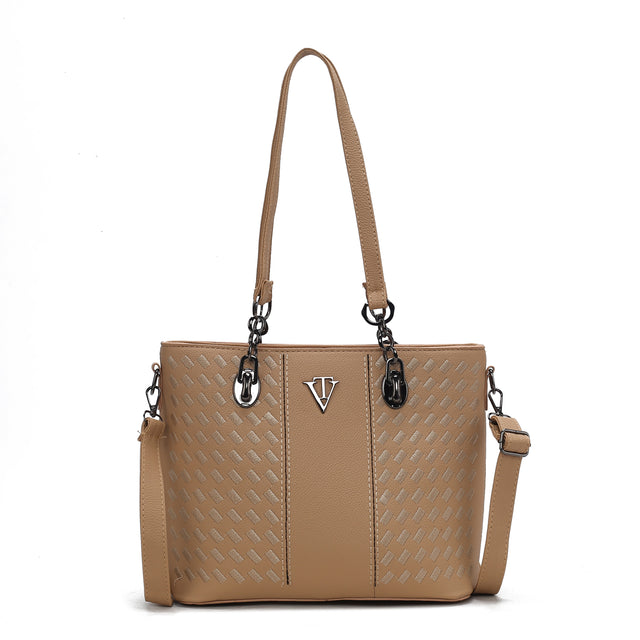 Classic Plain Embossed Handbag