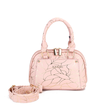 Elegant Printed Top Handle Crossbody Bag