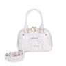 Elegant Printed Top Handle Crossbody Bag
