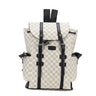 Tall Monogram Checker Backpack