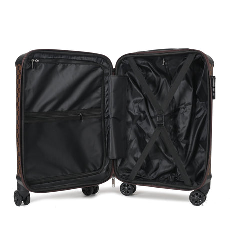 Cabin 2 pcs Checker Monogram-Black