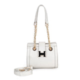Elegant H-Lock Chain Handbag