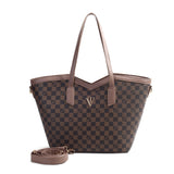 Check Luxe Carryall Tote