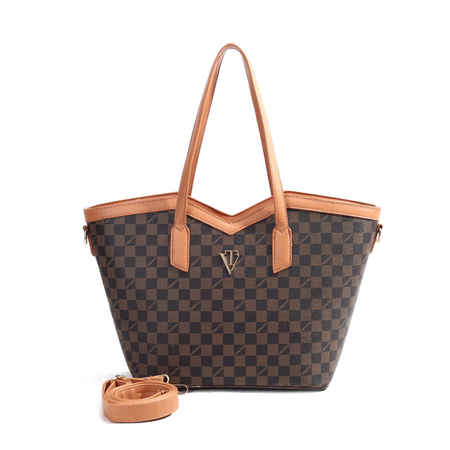 Check Luxe Carryall Tote
