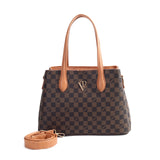 Signature Check Structured Tote