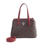 Signature Check Structured Tote