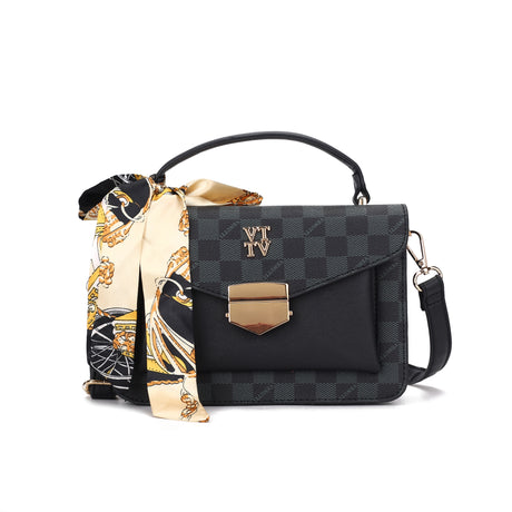 Printed Flap Sling Bag with Front Lock