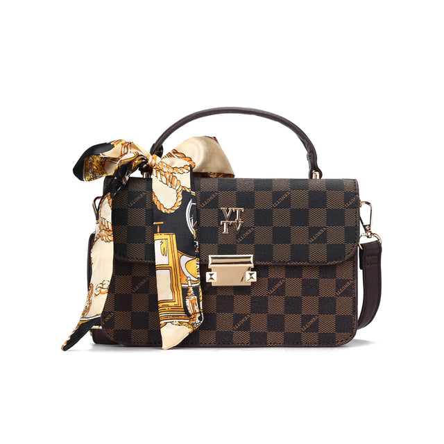 Elegant Top Handle Crossbody Bag