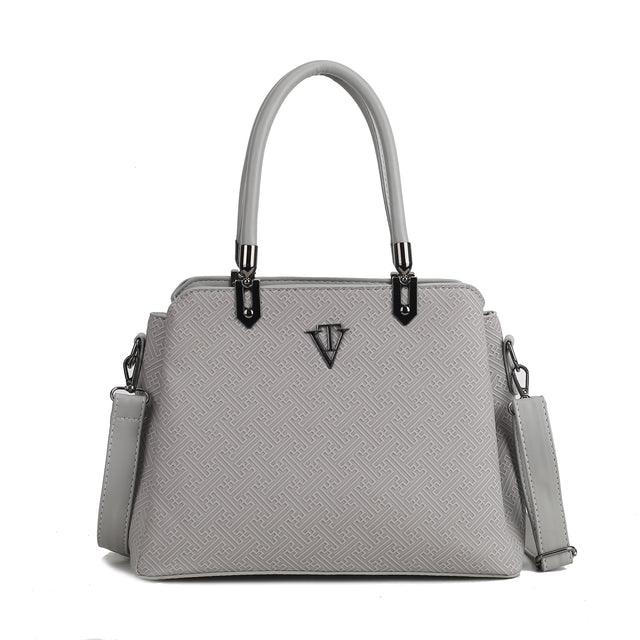 Tri Compartment Classic Handbag