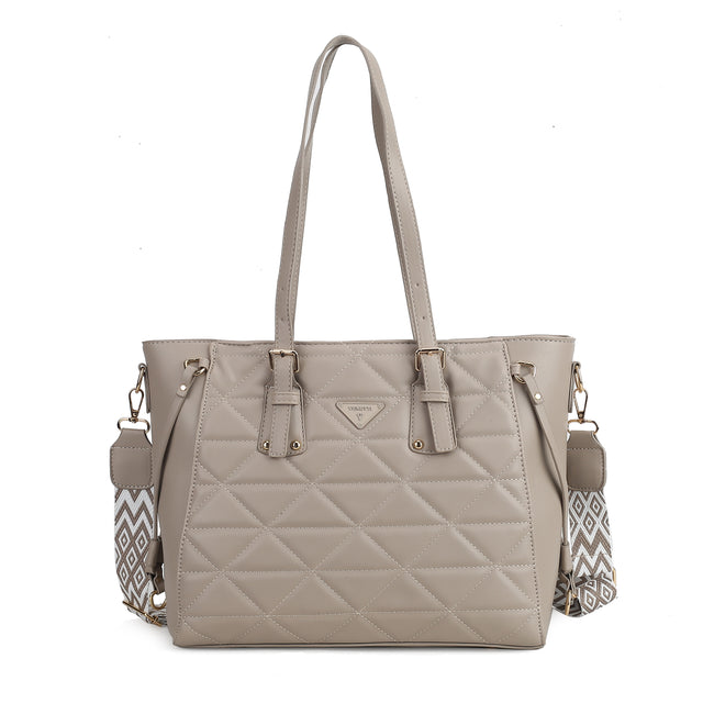 Classic Diamond Embossed Totebag